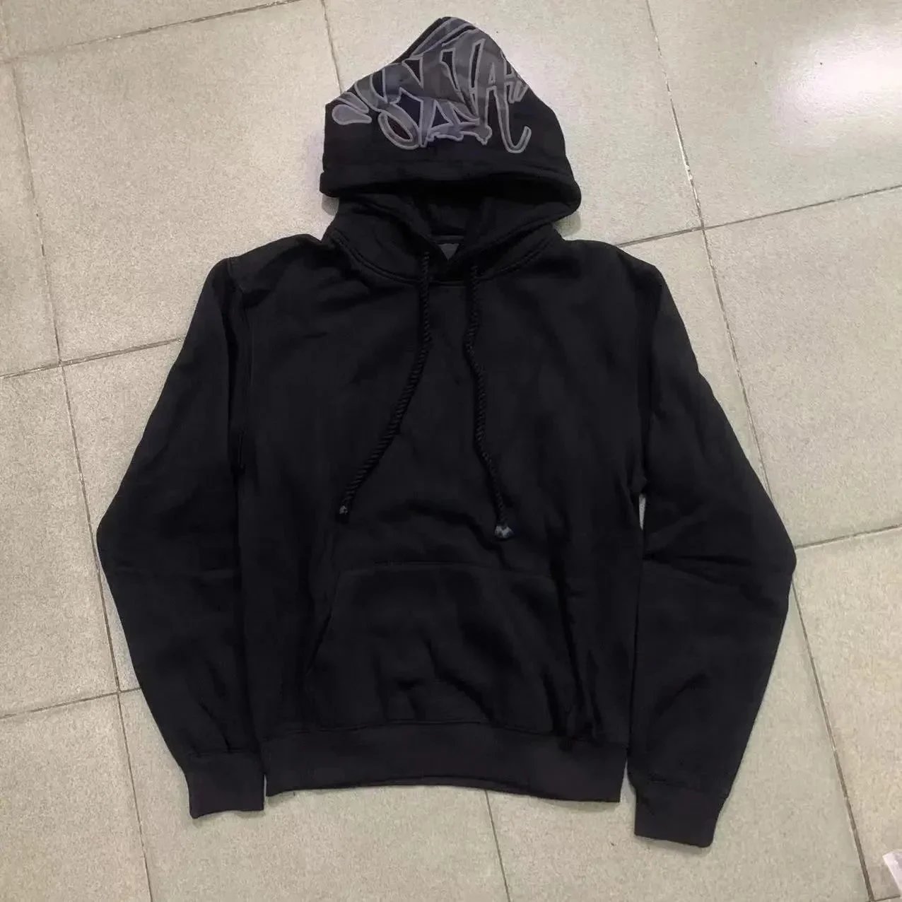 black hoodie