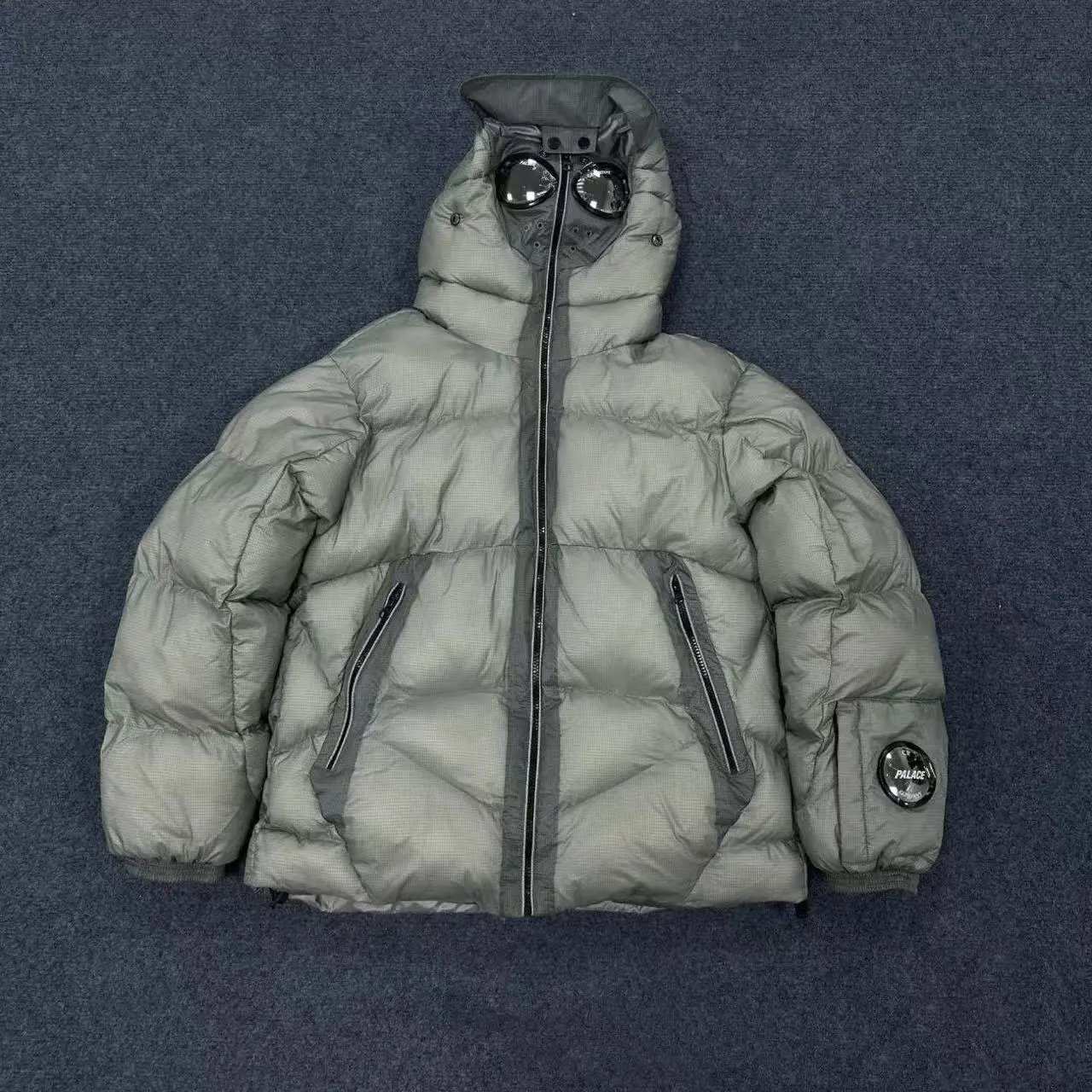 B Down Jacket - Silver Grey